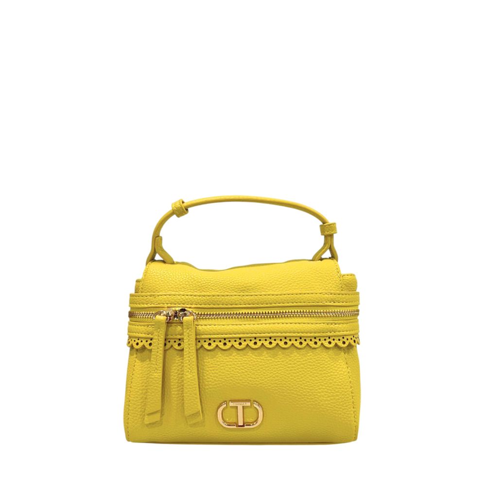 Twinset Zweifarbige Schultertasche aus Polyethylen
