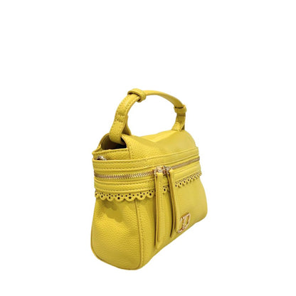 Twinset Zweifarbige Schultertasche aus Polyethylen
