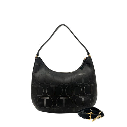 Twinset Schwarze Damen-Handtasche aus PU