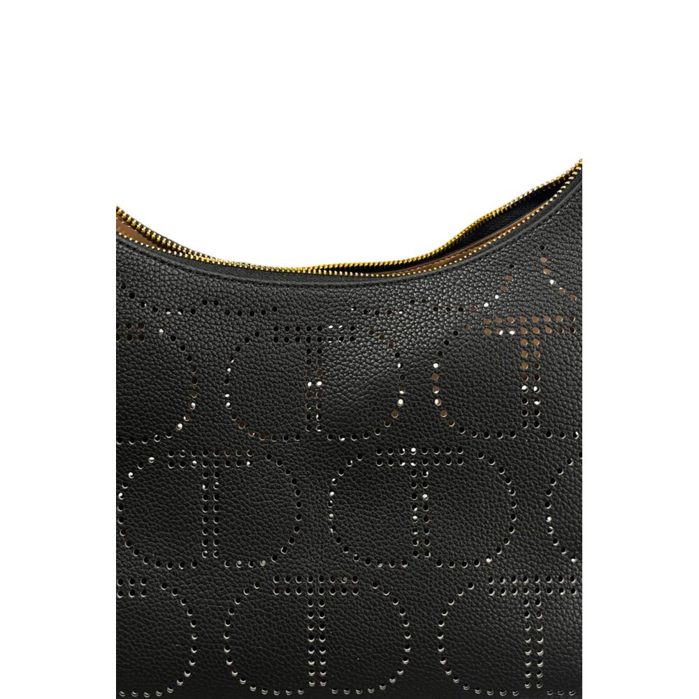 Twinset Schwarze Damen-Handtasche aus PU