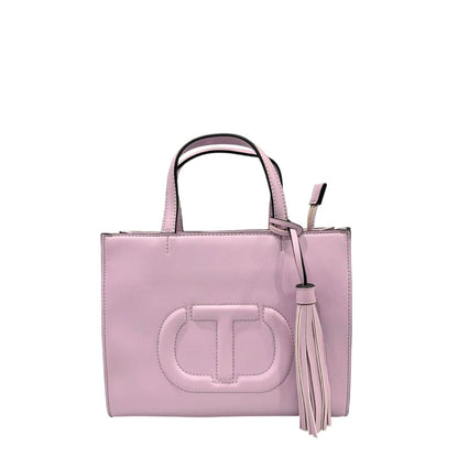 Twinset Damenhandtasche aus lila PU