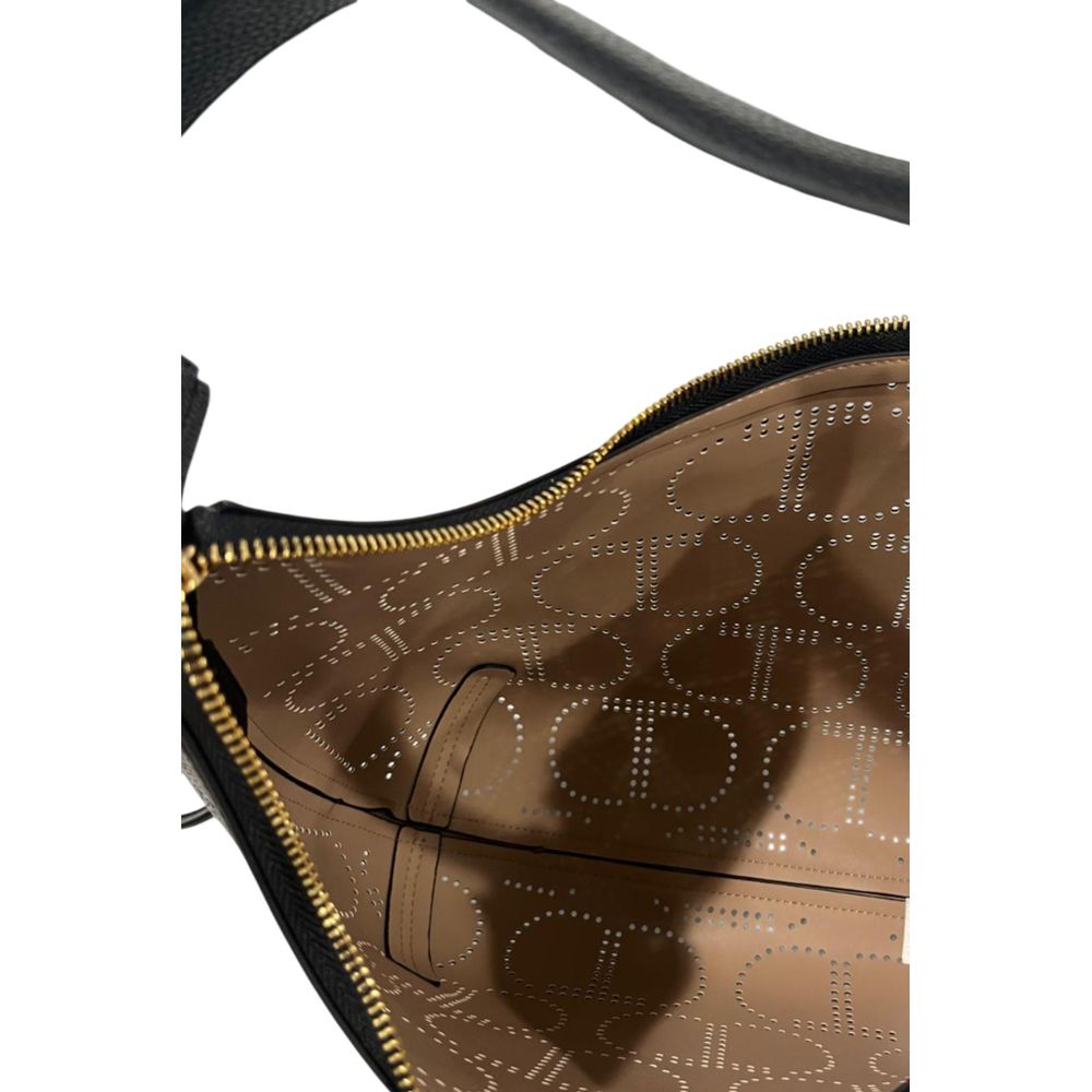 Twinset Schwarze Damen-Handtasche aus PU