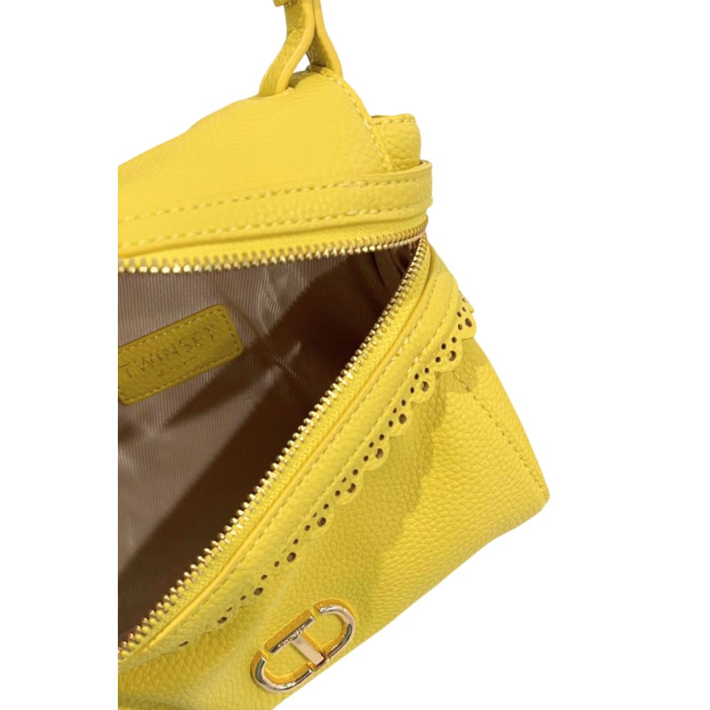 Twinset Zweifarbige Schultertasche aus Polyethylen