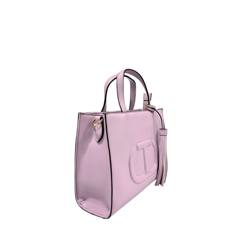 Twinset Damenhandtasche aus lila PU