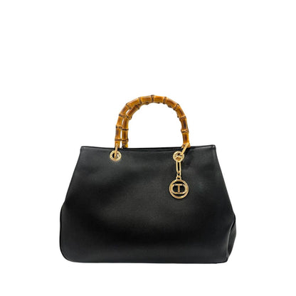 Twinset Schwarze Damen-Handtasche aus PU