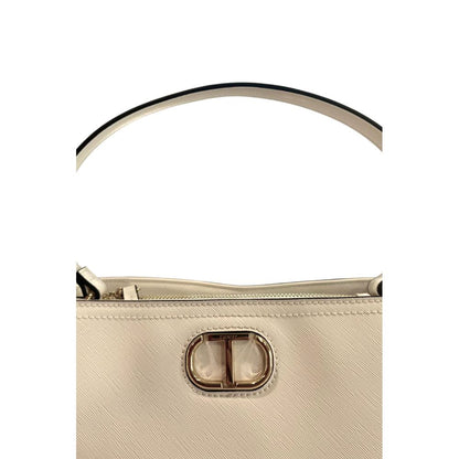 Twinset Weiße Damenhandtasche aus PU