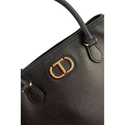 Twinset Damen-Schultertasche aus gelbem Polyurethan