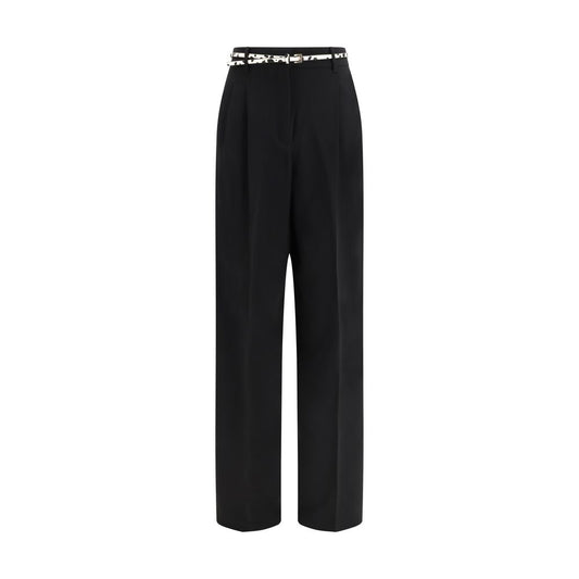 Max Mara Schwarze Triacetat-Anzughose