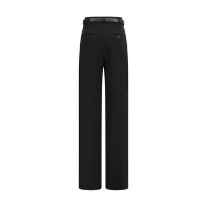 Max Mara Schwarze Triacetat-Anzughose