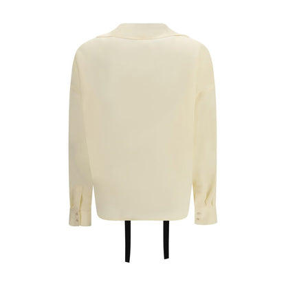 Max Mara Beige Seidenbluse