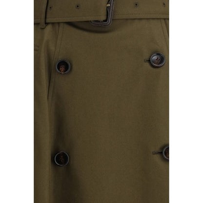 Burberry Zweifarbiger Baumwoll-Midirock
