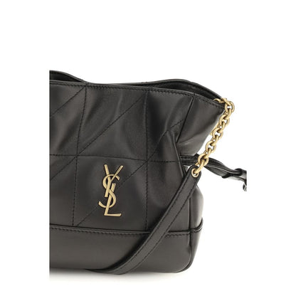 Saint Laurent Schwarze Kalbsleder Bos Taurus Clutch Bag
