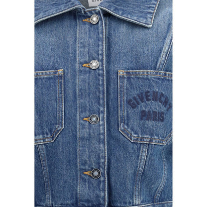 Givenchy Blaue Jeansjacke aus Baumwolle