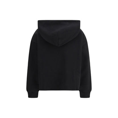 MM6 Schwarzer Baumwoll-Sweatshirt