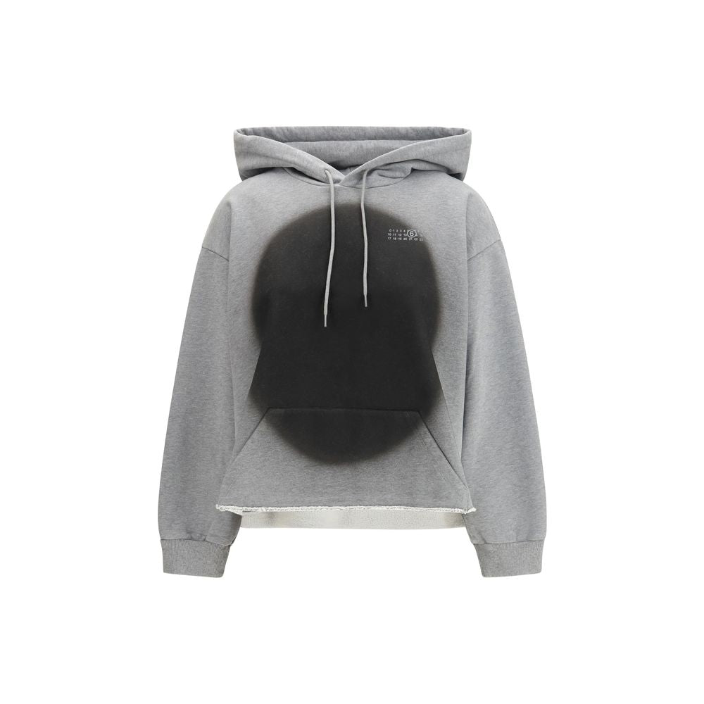 MM6 Grauer Baumwollpullover