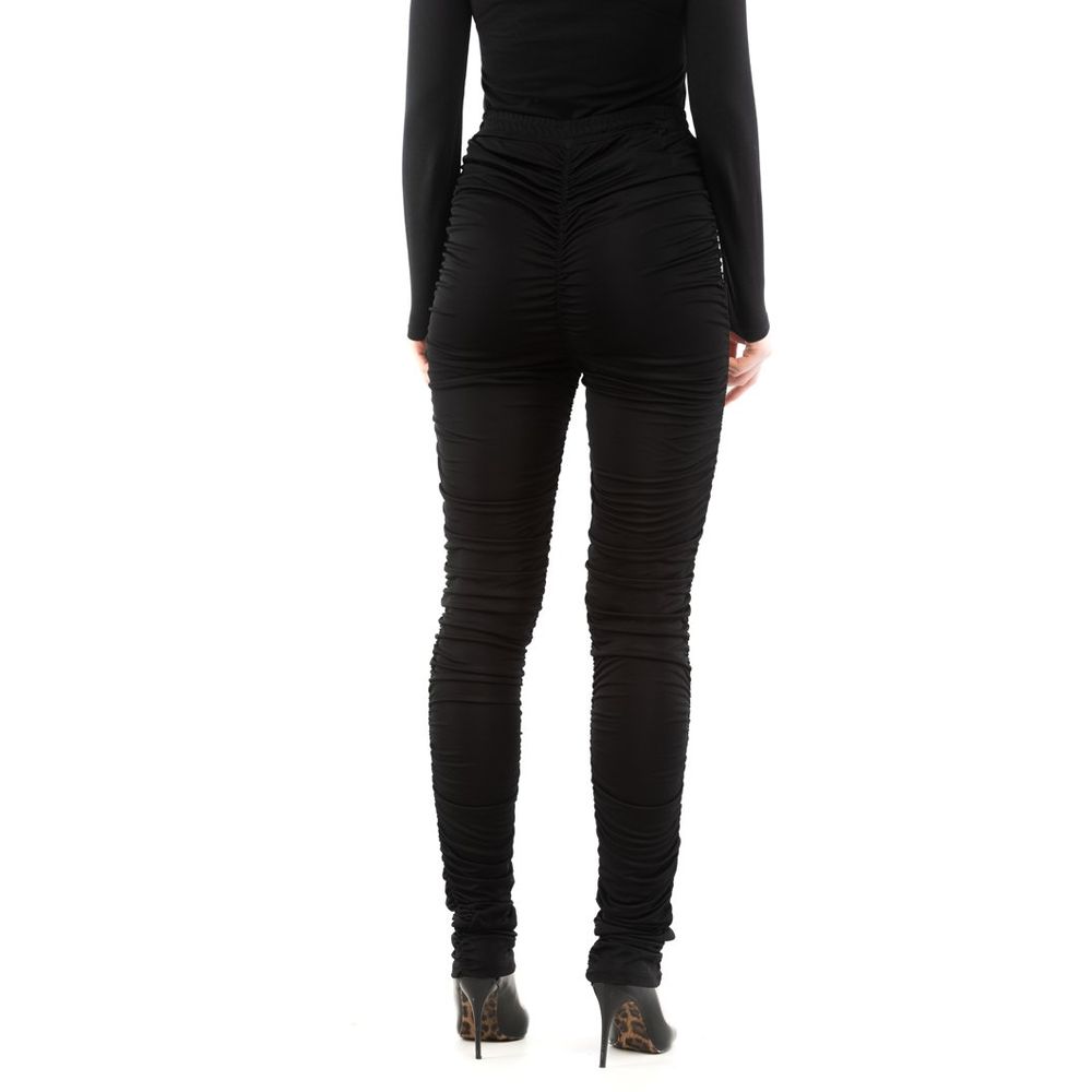 Moschino Schwarze Freizeithose aus Viskose