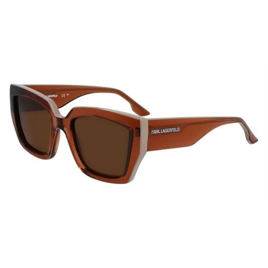 Karl Lagerfeld Braune Nylon-Sonnenbrille