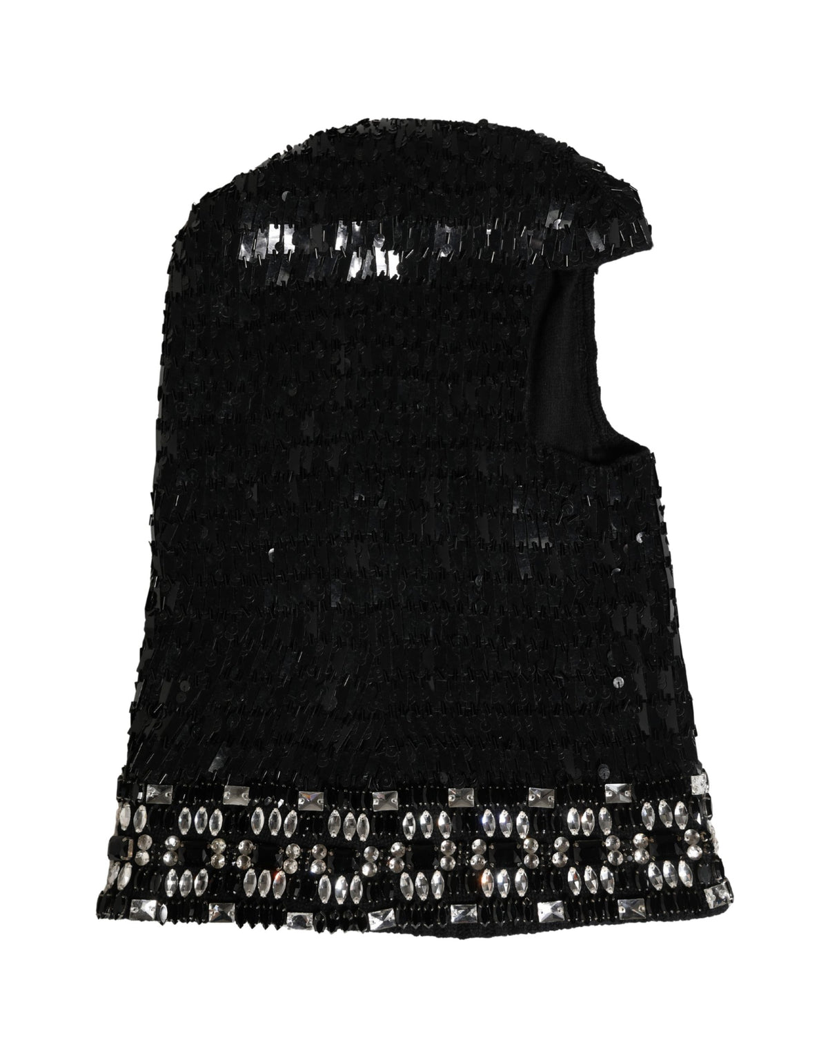 Dolce & Gabbana Cappello con cristalli, colore nero, in lana vergine e vetro