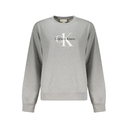 Calvin Klein Grigio Baumwoll-Sweatshirt für Damen