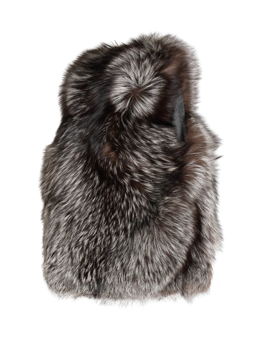 Dolce & Gabbana Brown Wrap Fur Hat
