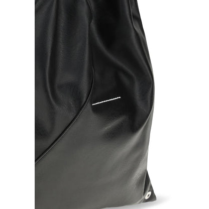 MM6 Schwarze Handtasche aus Polyethylen