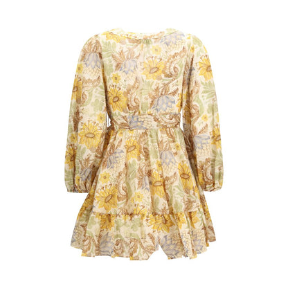 Zimmermann Zweifarbige Baumwoll-Freizeitkleid
