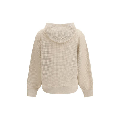 Brunello Cucinelli Beige Kaschmir-Sweatshirt