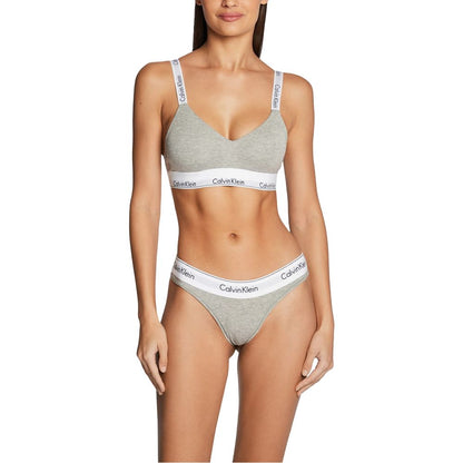 Calvin Klein Underwear Graue Baumwoll-Panty