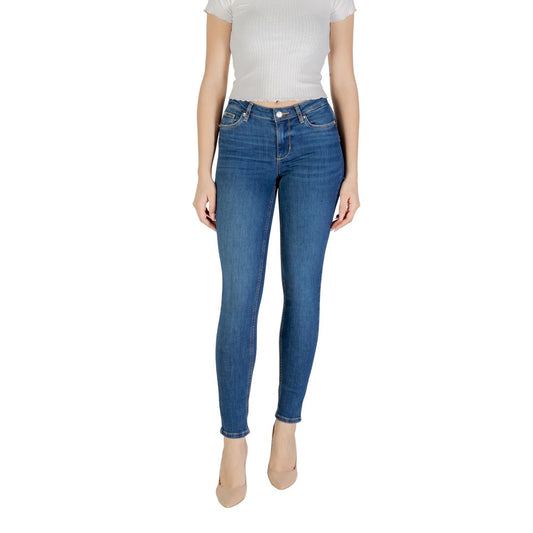 Liu Jo Blaue Baumwoll-Skinny-Jeans – Produktansicht 1 | Arca Lucia