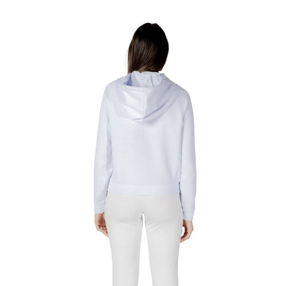 Armani Exchange Weißer Kapuzenpullover aus Viskose