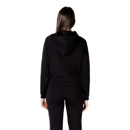 Armani Exchange Schwarzer Hoodie aus Viskose