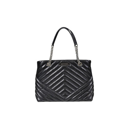 Armani Exchange Schwarze Handtasche aus Polyester