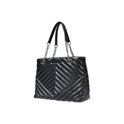 Armani Exchange Schwarze Handtasche aus Polyester