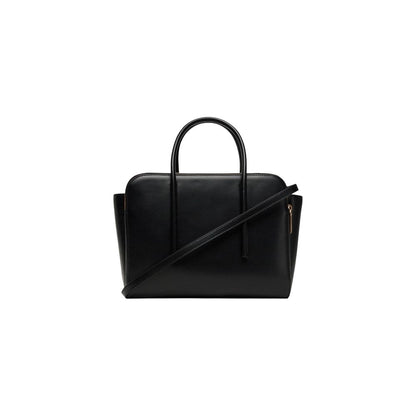 Calvin Klein Schwarze Lederhandtasche