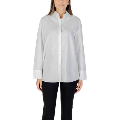Armani Exchange Weiße Baumwollbluse