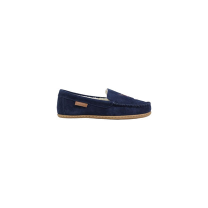Ralph Lauren Blaue Wildleder-Slipper