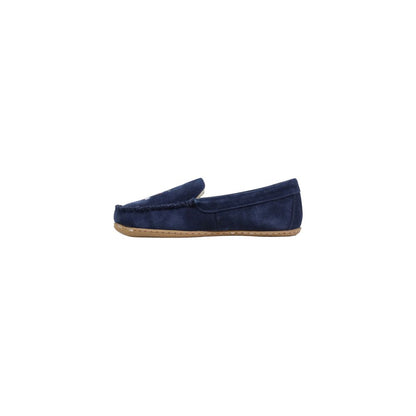 Ralph Lauren Blaue Wildleder-Slipper