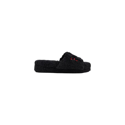 Ralph Lauren Schwarze Textil-Slipper