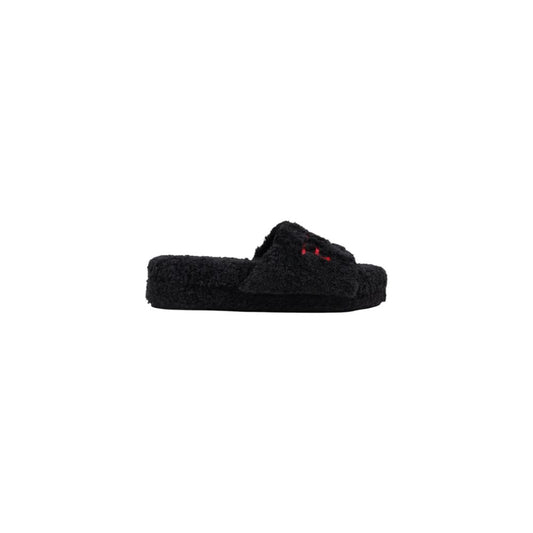 Ralph Lauren Schwarze Textil-Slipper
