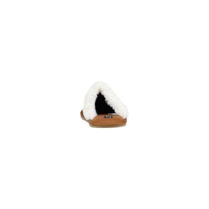 Ralph Lauren Braune Textil-Slipper
