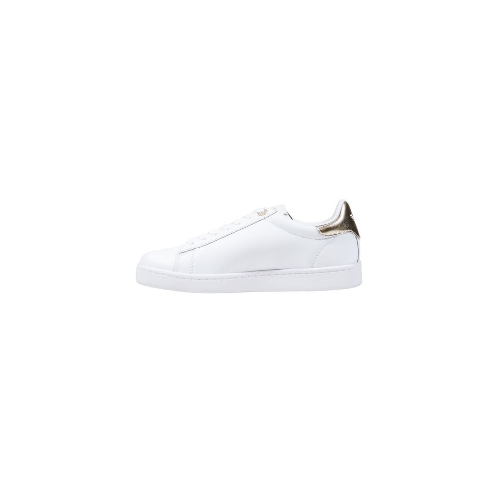 EA7 Emporio Armani Weiße Low-Top-Sneaker aus Leder – Produktansicht 3 | Arca Lucia