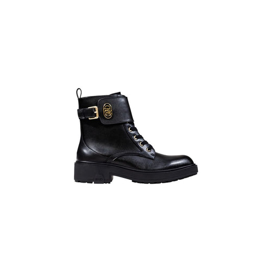 Liu Jo Schwarze Kunstleder-Schnürstiefel – Produktansicht 1 | Arca Lucia