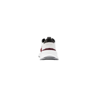 Calvin Klein Cremefarbene Wildleder-Sneaker mit klobiger Sohle