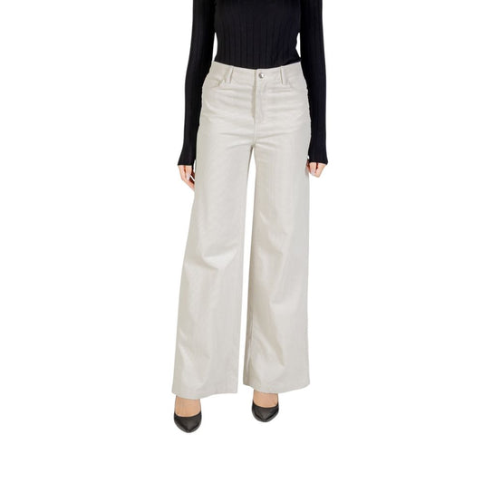 Liu Jo Beige Cotton Casual Pants – Produktansicht 1 | Arca Lucia