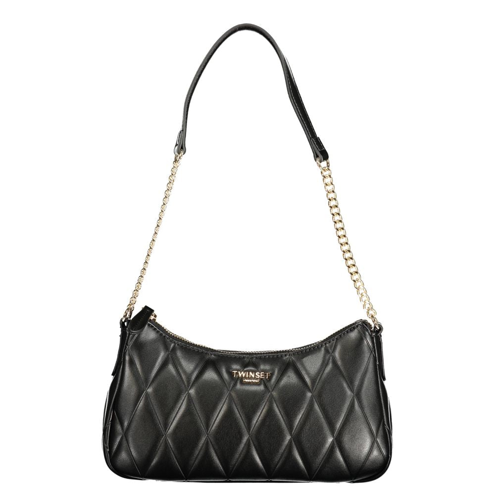 Twinset Schwarze Schultertasche aus Polyurethan für Damen
