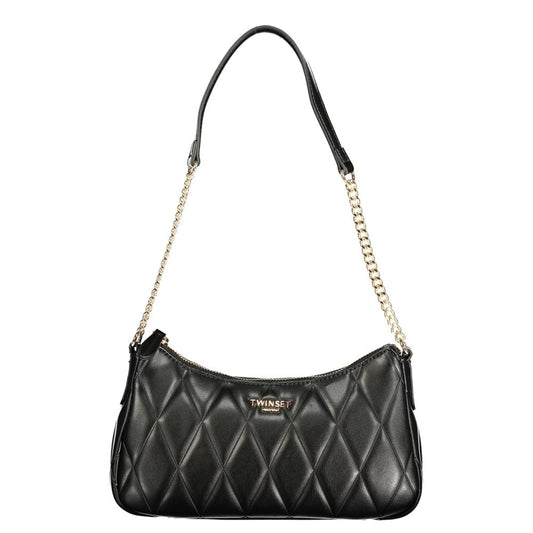 Twinset Schwarze Schultertasche aus Polyurethan für Damen