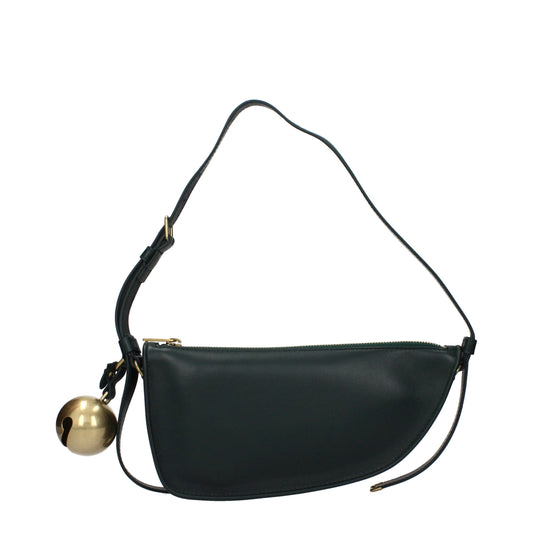 Burberry Grüne Leder Schultertasche