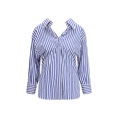 Givenchy Blaues Baumwollhemd mit Muster
