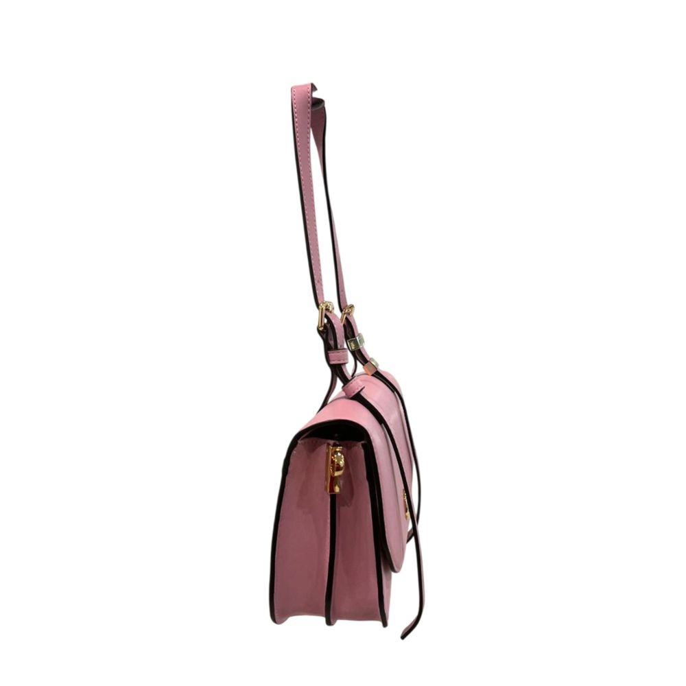 Twinset Pink PU Damen Umhängetasche