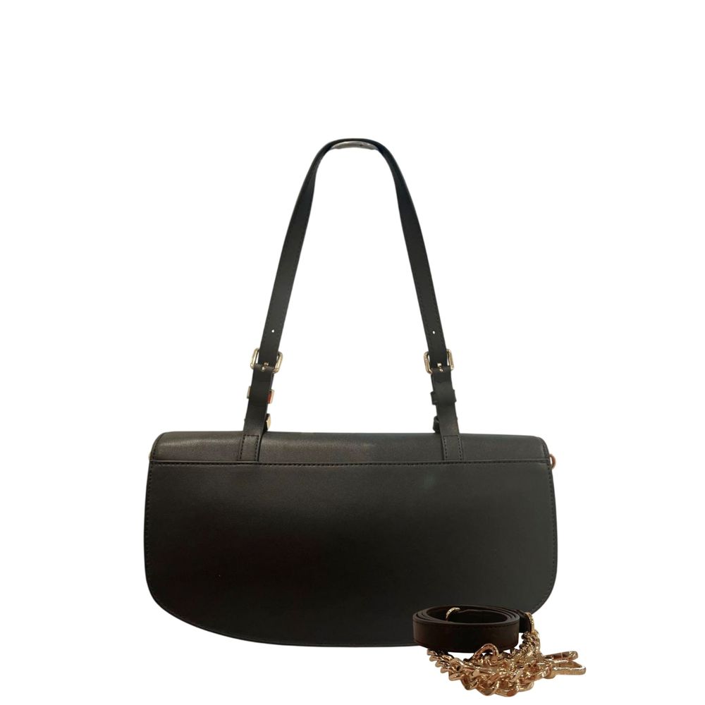 Twinset Schwarze Schultertasche aus PU für Damen